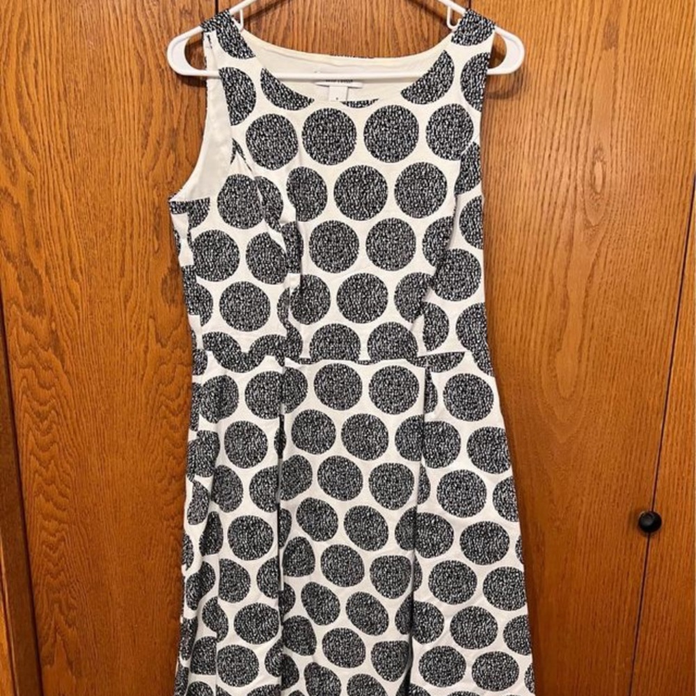 White House Black Market Polka dot dress